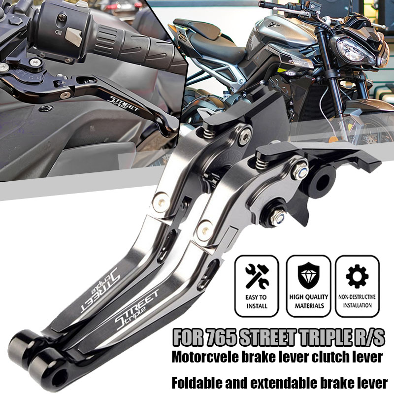 Cnc Aluminum Adjustable Brake Clutch Levers - Für 765 Street Triple R/S (NICHT