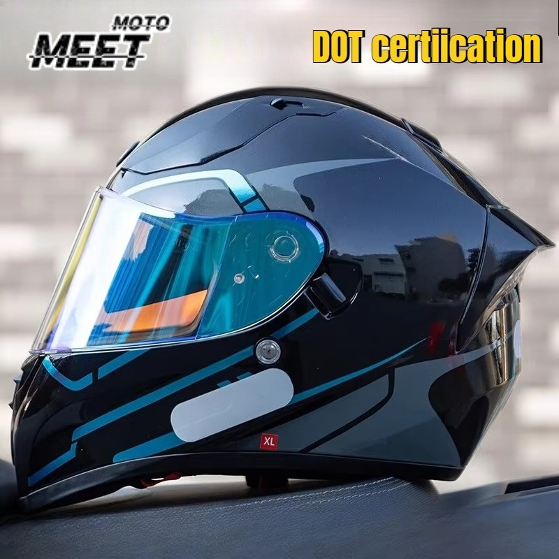 Modular Flip Up Motorcycle Helmet Dot Approved - FÜR TORC T18 Motorradhelme Doppelvisiere Modularer