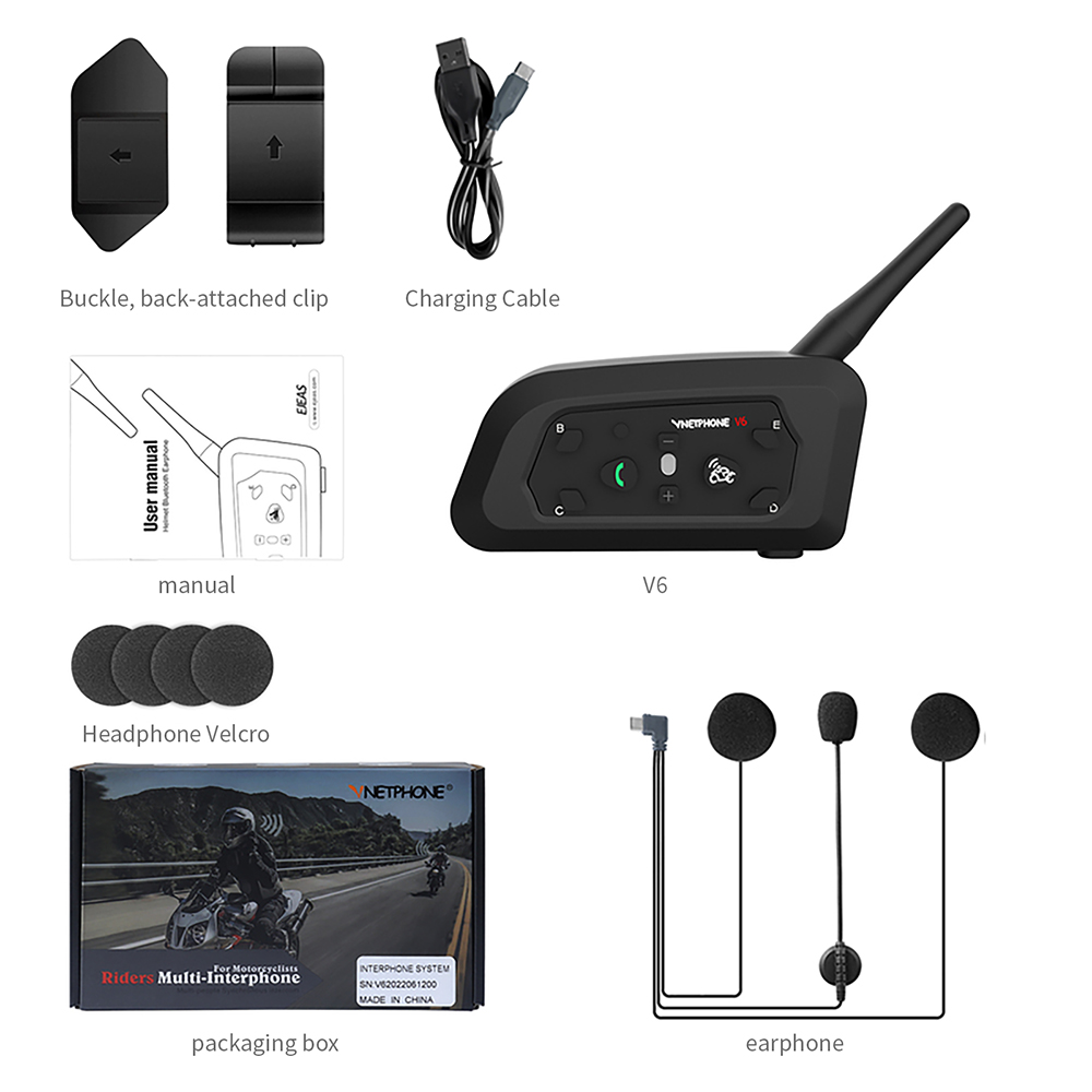 Neuer EJEAS V6 Pro Vollduplex- – Motorcycle Helmets Bewertung und Preis